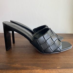 Black Heeled Sandal